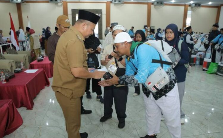  Wabup Asahan Sambut Kepulangan Jamaah Haji Kloter 7 Asal Asahan