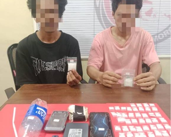  Polres Morowali Tangkap 2 Pengedar Sabu Desa Keurea