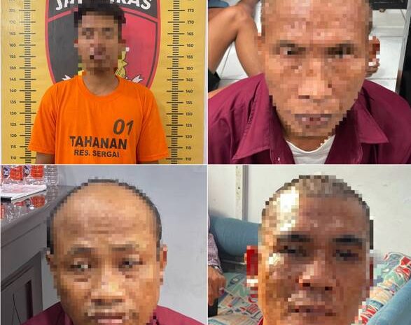  Polres Sergai Ungkap Komplotan Pencurian Mobil Pick Up, Total Empat Pelaku Diamankan