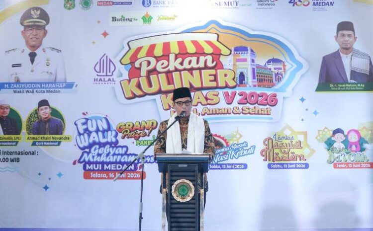  Buka Pekan KHAS V 2026, Rico Waas: Ini Bukan Bazar Biasa, Harus Tonjolkan Ikon Khas Kuliner Medan