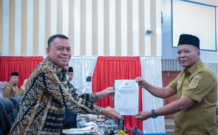  Pemkab Sergai Serahkan Ranperda Pertanggungjawaban APBD 2025 Ke DPRD