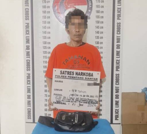  Pemilik Ganja 12,36 Gram Diamankan Polres Pematangsiantar di Jalan Merbou