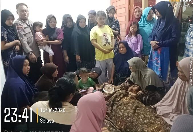 Polsek Bandar Huluan Tangani Tragedi Petir, Seorang Ibu Meninggal, Suami Dirawat di ICU, Tiga Anak Selamat
