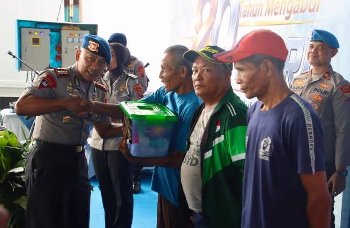  Sambut Hari Bhayangkara Ke-80, Polda Sumut dan Polres Pelabuhan Belawan Bagikan 1.500 Paket Sembako