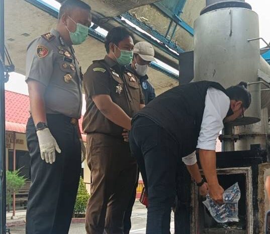  Polres Asahan Musnahkan Lebih Dari 14 Kg Sabu dan 1.400 Lebih Cartridge Vape Narkotika