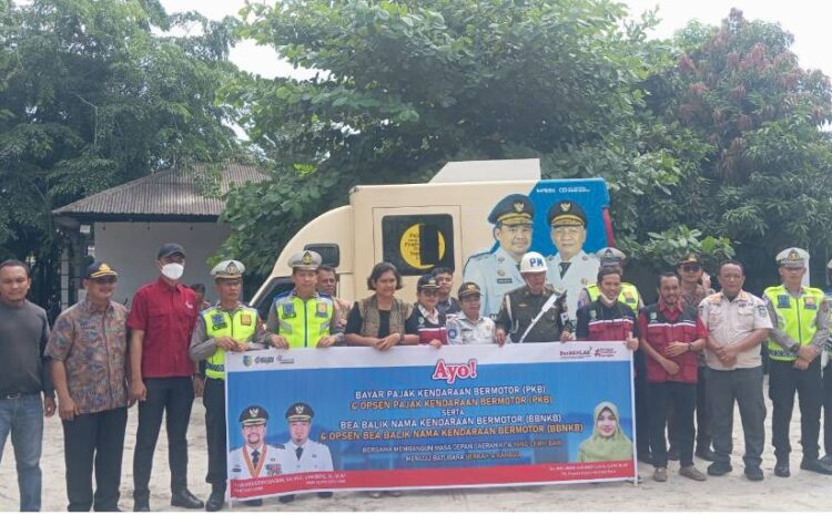  Bersama Dispenda dan Samsat Lima Puluh, Polres Batu Bara Gencar Edukasi Pajak Kendaraan