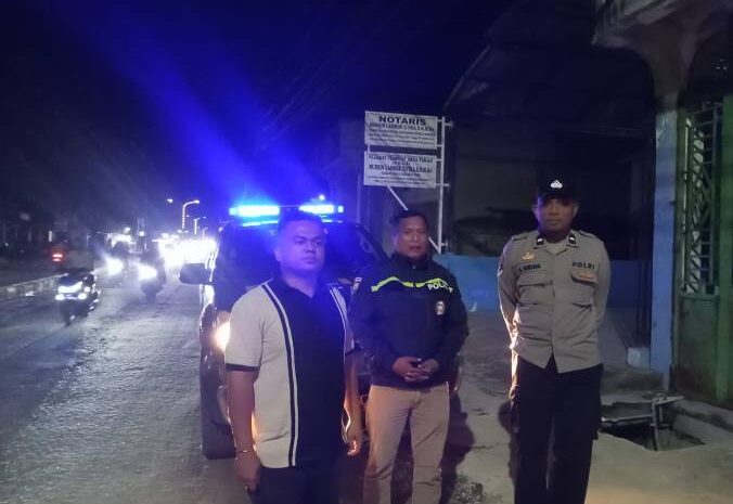  Antisipasi Balap Liar dan 3C, Polsek Talawi Gelar Patroli Jalur Rawan