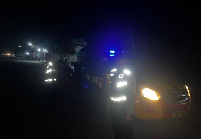  Cegah 3C dan Kejahatan Jalanan, Polres Batu Bara Patroli Roda 4 di Tengah Malam