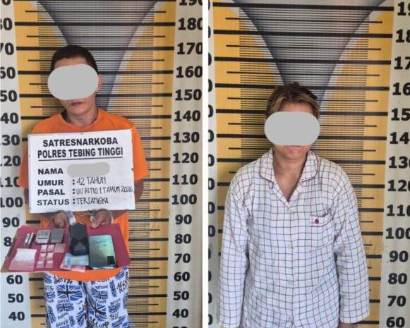  Polres Tebing Tinggi Tangkap Residivis Narkoba dan Sita 18,47 Gram Sabu