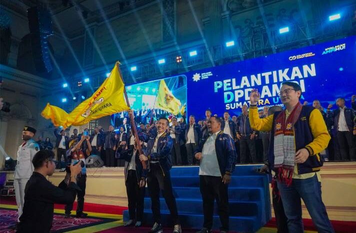  Pelantikan DPD AMPI Sumut Khidmat, Bupati Batu Bara Dukung Peran Pemuda Untuk Daerah