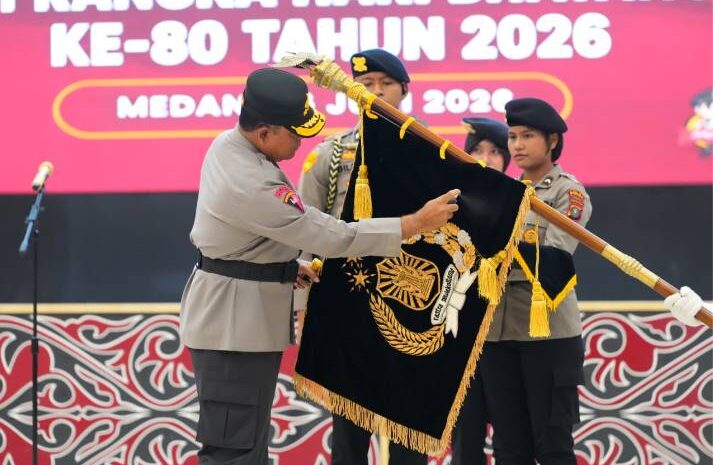  Kapolda Sumut Pimpin Upacara Pemuliaan Nilai-Nilai Tribrata, Perkuat Integritas Personel Sambut Hari Bhayangkara Ke-80