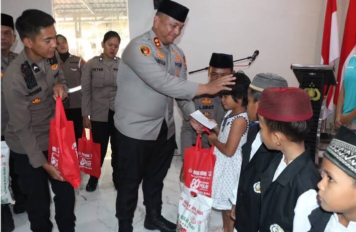  Sambut Bhayangkara Ke-80, Polres Batu Bara Gelar Doa Lintas Agama dan Santuni 40 Anak Yatim