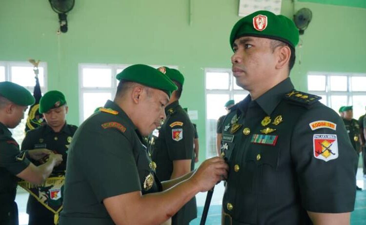  Danrem 132/Tadulako Pimpin Sertijab Dandim 1311/Morowali, Tongkat Komando Berganti Semangat Pengabdian Tetap Menyala