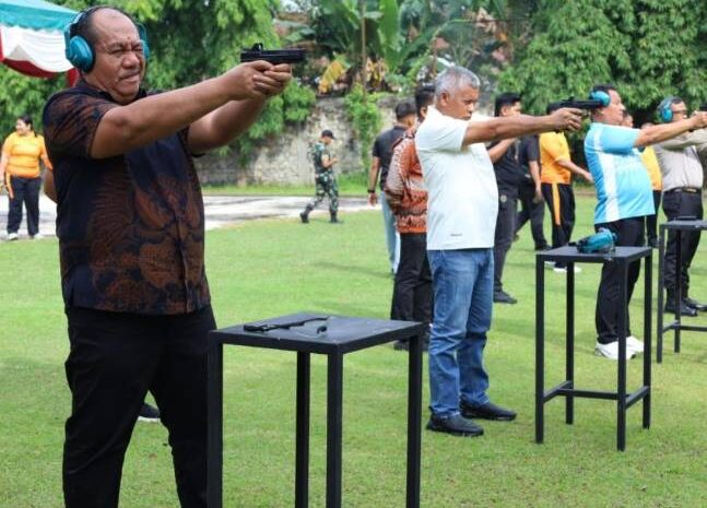  Polres Asahan Gelar Lomba Menembak, Pererat Sinergi Polri dan Forkopimda di Hari Bhayangkara Ke-80
