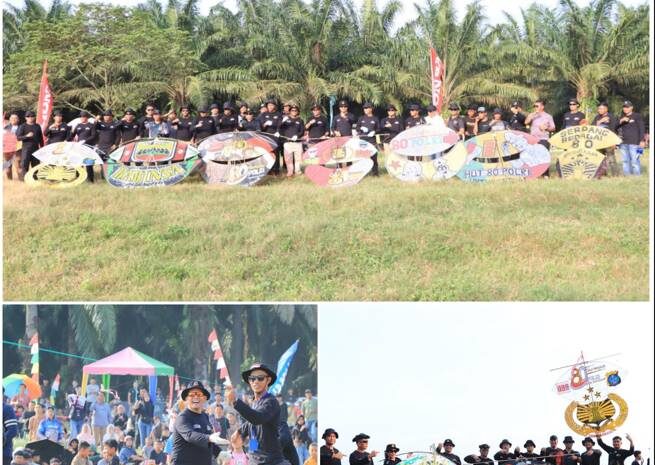  Semarakkan Hut Bhayangkara Ke-80, Polres Sergai Gelar Festival Layang-Layang