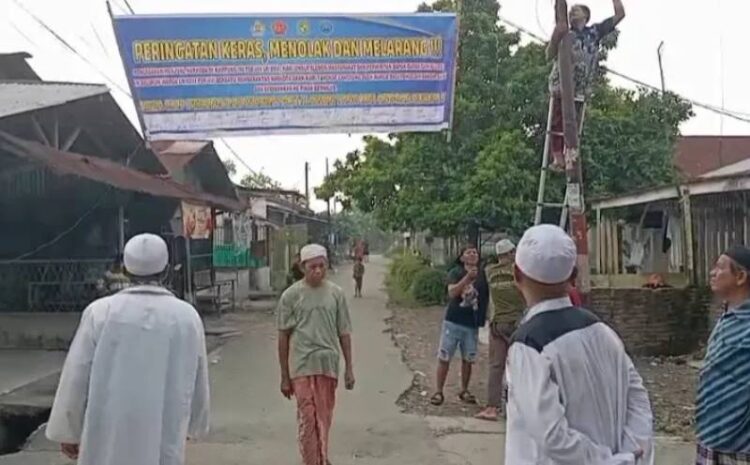  Warga Tanjung Mulia Deklarasi Perang Terhadap Bandar Narkoba