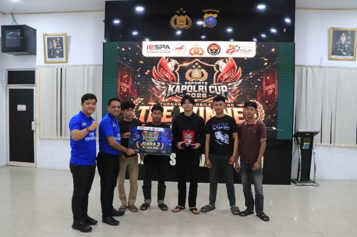  Gairahkan E-Sports di Sergai, 13 Tim Bertanding di Kapolres Cup 2026 Road To Kapolri Cup