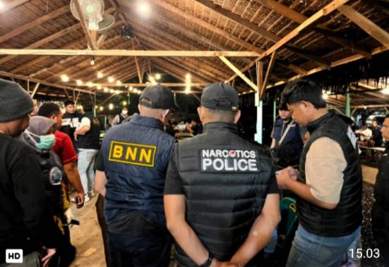  BNNK Binjai Amankan Enam Pengunjung Cafe Tabo