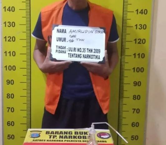  Pria Tanjung Morawa Diamankan Satres Narkoba Polresta Deli Serdang