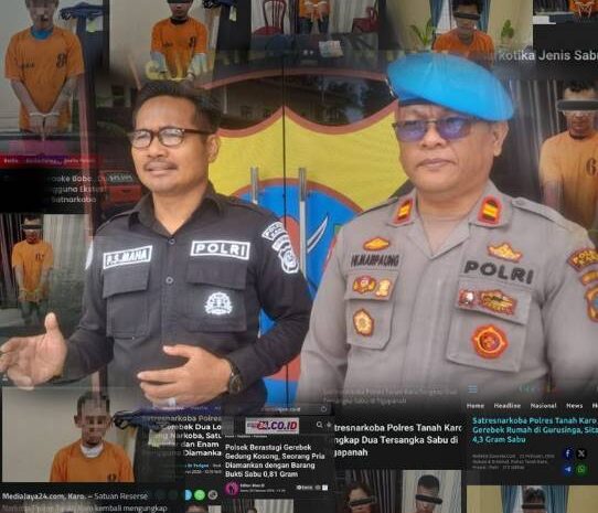  Viral Dugaan Keterlibatan Anggota Dengan Bandar Narkoba, Sipropam Polres Karo Lakukan Penyelidikan dan Tes Urine Personel