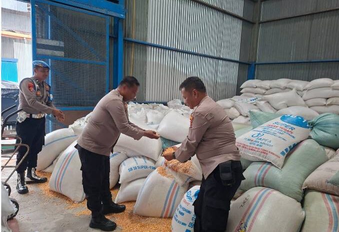  Dukung Ketahanan Pangan, Polres Batu Bara Distribusikan 3,230 Ton