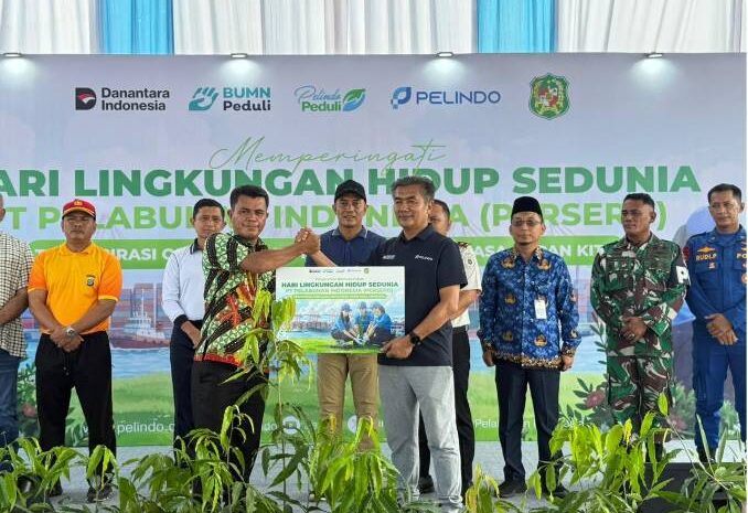  Pelindo Regional I Tanam 2.500 Pohon di Belawan Peringati Hari Lingkungan Hidup 2026
