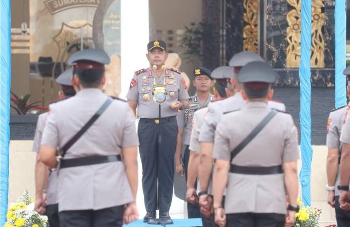  Kapolda Sumut Pimpin Sertijab 24 Pejabat Utama dan Kapolres, Tekankan Integritas Serta Pelayanan Terbaik Untuk Masyarakat