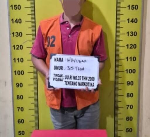  Pria 36 Tahun Diamankan Satres Narkoba Polresta Deli Serdang
