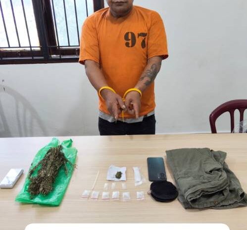  Simpan Sabu dan Ganja, Petani di Karo Ditangkap