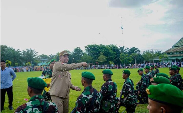  Bupati Batu Bara Sambut Kepulangan 450 Prajurit Yonif 126/Kala Cakti dari Papua