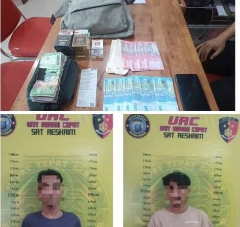  Beli Uang Palsu Via Facebook dan Dibelanjakan di Sergai, Dua Pria Asal Medan Ditangkap