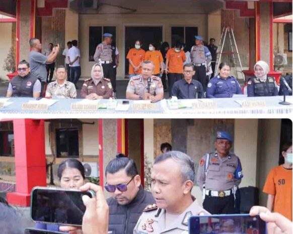  Polres Asahan Musnahkan 8,7 Kg Sabu dan 772 Vape Etomidate