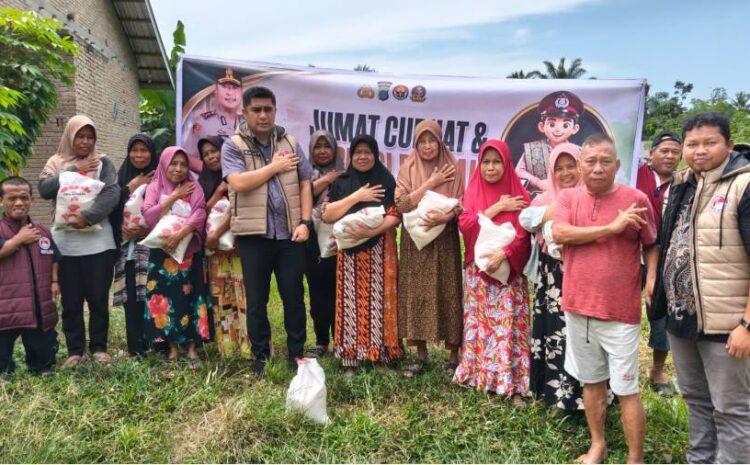  Bentuk Kepedulian Kepada Masyarakat Lansia, Sat Narkoba Polres Batu Bara Bagikan Sembako dan Edukasi Bahaya Narkoba