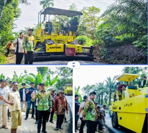 Wabup Adlin Tinjau Peningkatan Jalan di Baja Dolok, Tekankan Kualitas dan Manfaat Jangka Panjang