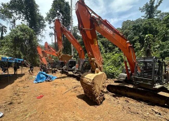  Kasus PETI di Tapsel, Bos Tambang Belum Tersentuh Hukum, 5 Ekskavator Tak Dilimpahkan
