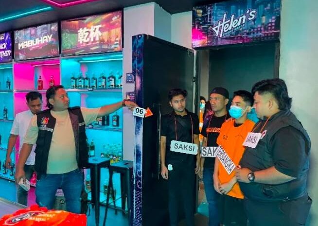  Gelar Pra Rekontruksi di Helen’s Night Mart, Polisi Temukan Fakta Baru Dibalik Peredaran Vape Narkoba