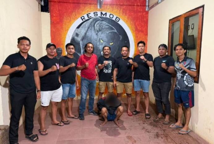  Polres Morowali Amankan Terduga Pelaku Penganiayaan di Penginapan LIA Desa Lalampu