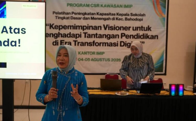  PT IMIP dan Dinas Pendidikan Morowali Kolaborasi Tingkatkan Kapasitas Kepala Sekolah di Bahodopi