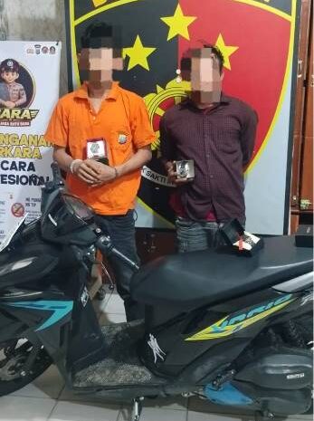  Diburu Sampai Tebing Tinggi, Polsek Air Putih Ringkus Komplotan Pencuri Sepeda Motor