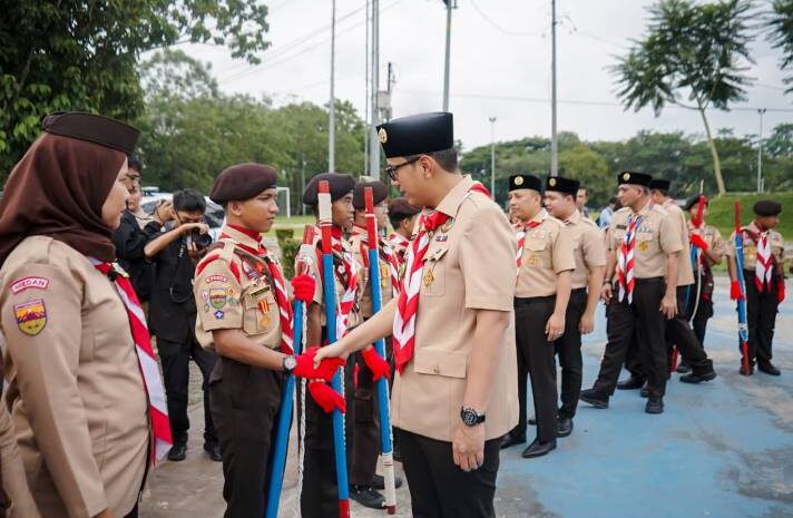  Rico Waas Lepas Kontingen Pramuka Medan Ke Jamnas XII: “Jaga Nama Baik Kota, Bangun Jejaring, Bawa Pulang Pengalaman”