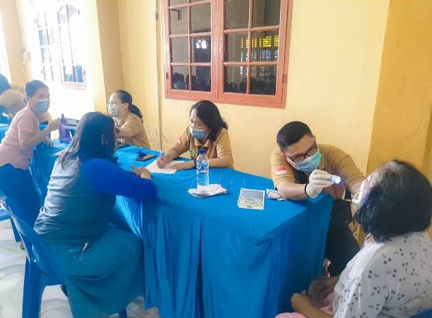  Pemko Medan Lewat Puskesmas Medan Labuhan Gelar Tracing TBC dan Cek Kesehatan Gratis di Sei Mati