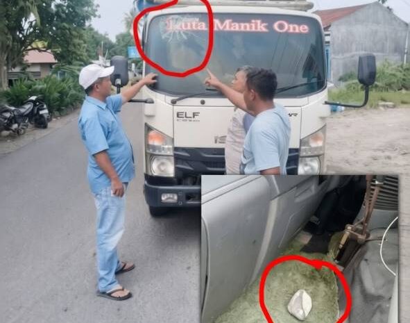  Diduga Dibuntuti Lalu Dilempar Batu, Sopir Truk Lapor Polisi