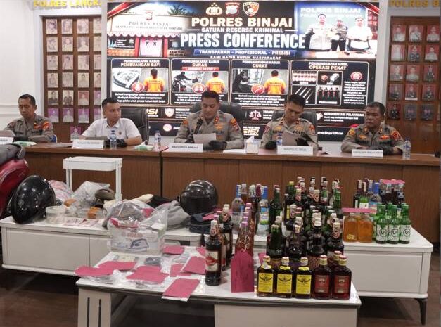  Polres Binjai Ungkap Kasus Pembuangan Bayi, Curas, Curat dan Hasil Operasi Pekat Toba 2026