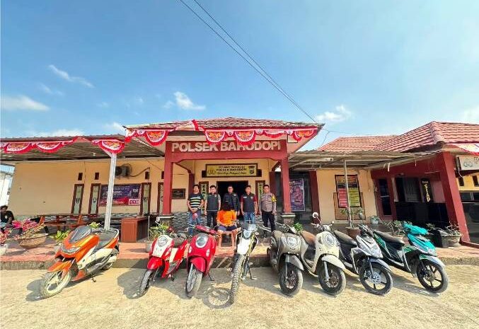  Polsek Bahodopi Ungkap Dugaan Penipuan dan Penggelapan Kendaraan Bermotor, 8 Unit Kendaraan Diamankan