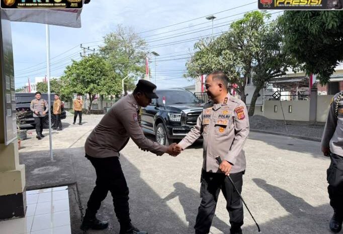  Kapolda Aceh Silaturahmi Cek Kesiapan Personel dan Mako Polsek Meurah Dua Polres Pidie Jaya