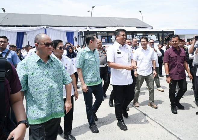  Bobby Nasution Resmikan BRT Mebidang, Dorong Integrasi Transportasi Publik Medan – Binjai – Deli Serdang