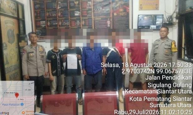  Polsek Siantar Utara Selesaikan Kasus Pencurian Ikan di Pajak Dwikora Dengan Mediasi