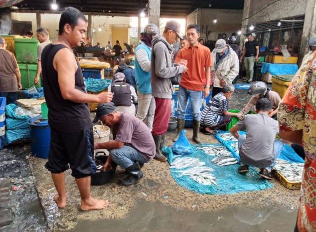  Aktivitas Perdagangan Ikan di TPI Tanjung Beringin Masih Normal