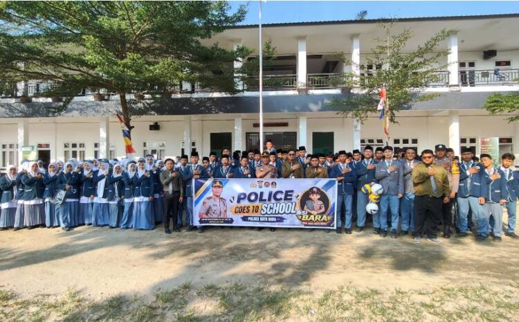  Kapolsek Air Putih Jadi Pembina Upacara, Ajak Siswa Tertib Lalu Lintas dan Jauhi Narkoba