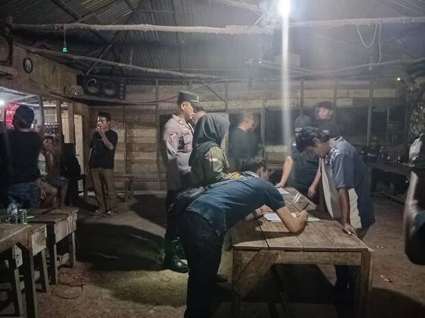  Polres Paluta Bersama BNNK Tapsel Temukan Tiga Orang Positif Narkoba di THM